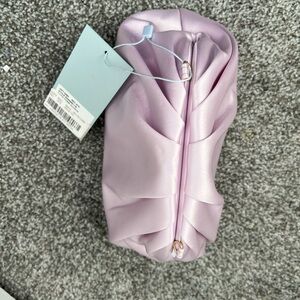 ANTONIO MELANI Lavender Satin Clutch